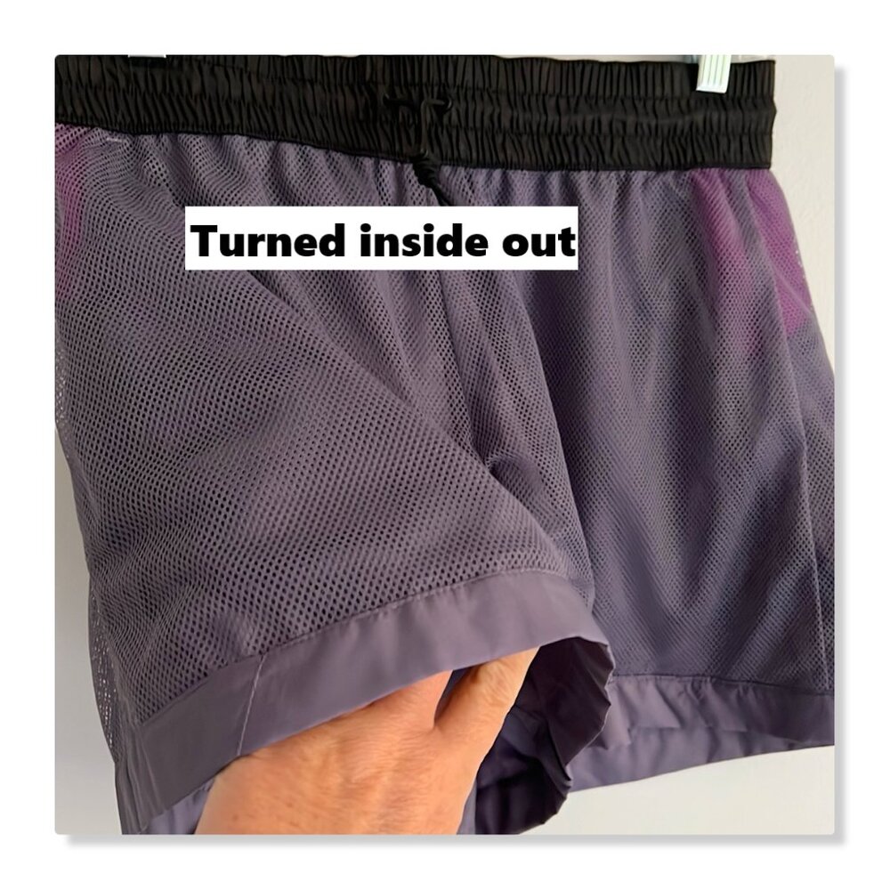 The North Face Women's Athletic Shorts - Purple and Pink - Picture 9 of 15